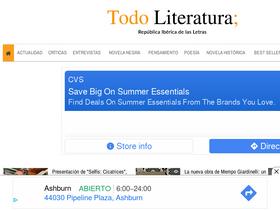 'todoliteratura.es' screenshot