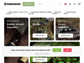 'skirmshop.nl' screenshot