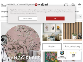 'wall-art.nl' screenshot