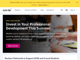 'tutor2u.net' screenshot