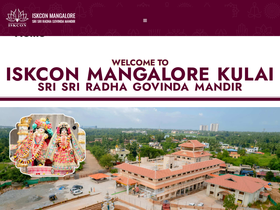 'iskconmangaluru.com' screenshot