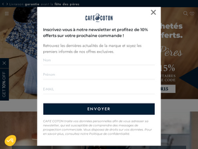 'cafecoton.com' screenshot