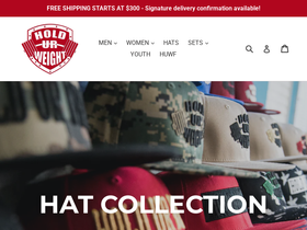 holdurweightfitness.com homepage screenshot