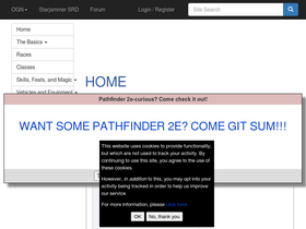 'starjammersrd.com' screenshot