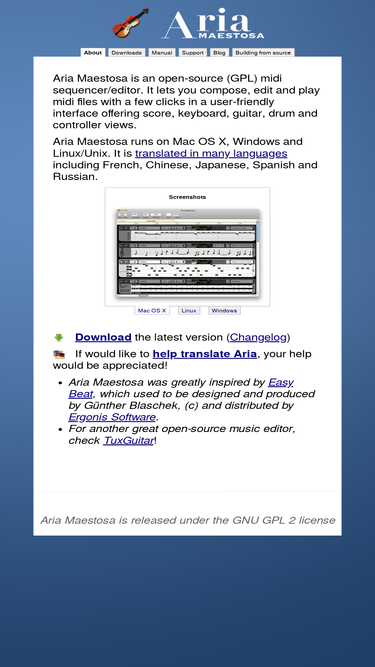 ariamaestosa.sourceforge.net