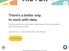 'trevor.io' screenshot