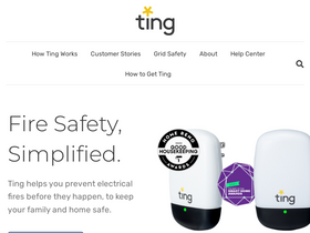 'tingfire.com' screenshot