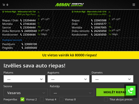 'mmkserviss.lv' screenshot