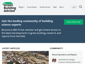 'greenbuildingadvisor.com' screenshot