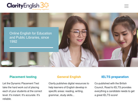 'clarityenglish.com' screenshot