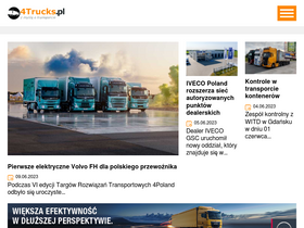 '4trucks.pl' screenshot
