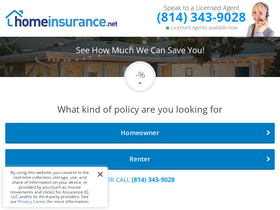 'homeinsurance.net' screenshot