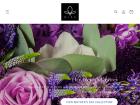 miralefleur.com homepage screenshot