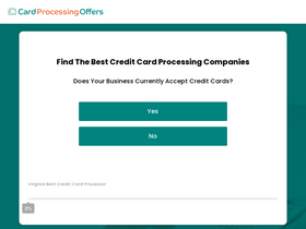 'cardprocessingoffers.com' screenshot