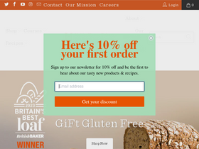 'hobbshousebakery.co.uk' screenshot