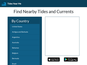 'tidesnear.me' screenshot