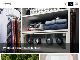 'trendey.com' screenshot