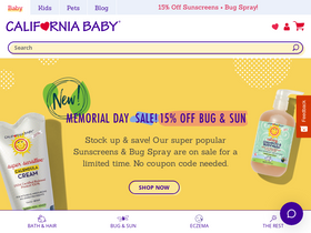 'californiababy.com' screenshot