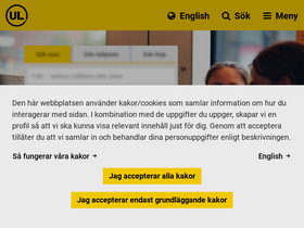 'ul.se' screenshot