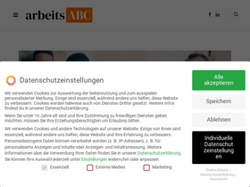 'arbeits-abc.de' screenshot