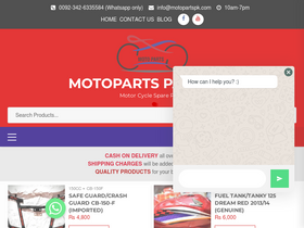 'motopartspk.com' screenshot