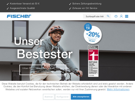 'fischer-bike.com' screenshot