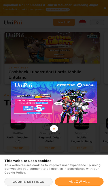 UniPin - Lords Mobile - 100 FREE Item Codes! (MY)