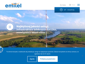 'emitel.pl' screenshot