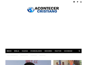 'acontecercristiano.net' screenshot