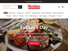 'meridianfarmmarket.ca' screenshot