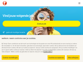 'tempo-team.be' screenshot