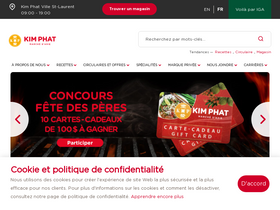 'kimphat.com' screenshot