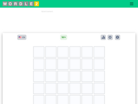 'wordle2game.com' screenshot