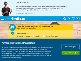 'gomibo.de' screenshot