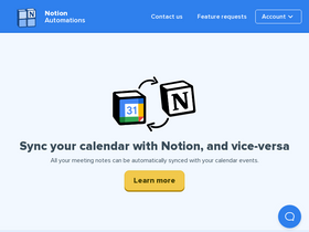'notion-automations.com' screenshot