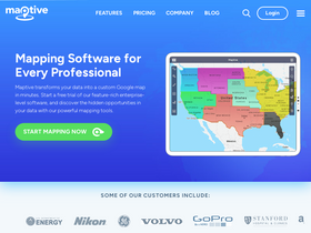 'maptive.com' screenshot