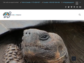 'galapagosinsiders.com' screenshot