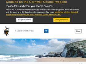 'cornwall.gov.uk' screenshot