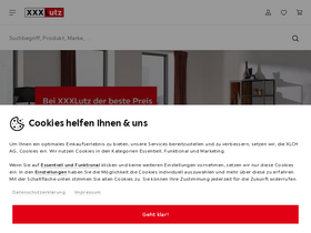 'xxxlutz.ch' screenshot