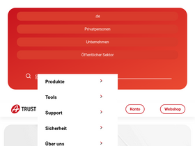 'a-trust.at' screenshot