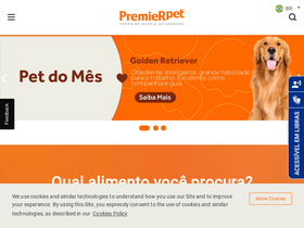 'premierpet.com.br' screenshot