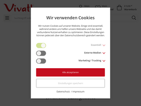 'vivat.de' screenshot