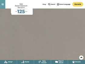 'anticruelty.org' screenshot