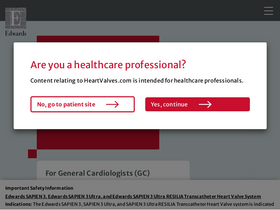 'heartvalves.com' screenshot