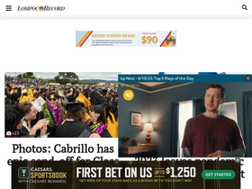 'lompocrecord.com' screenshot