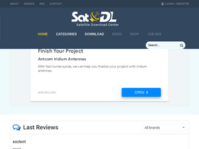 'satdl.com' screenshot