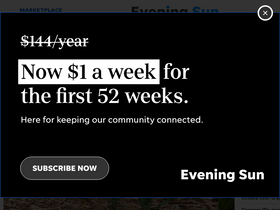 'eveningsun.com' screenshot