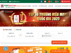 'futabus.vn' screenshot