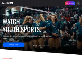 'ballertv.com' screenshot