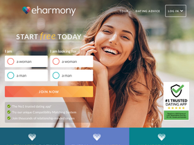 'eharmony.ca' screenshot